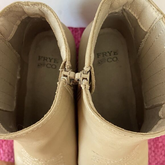 Frye And Co. Jude Ankle Boots Tan Size 7 - Picture 5 of 10